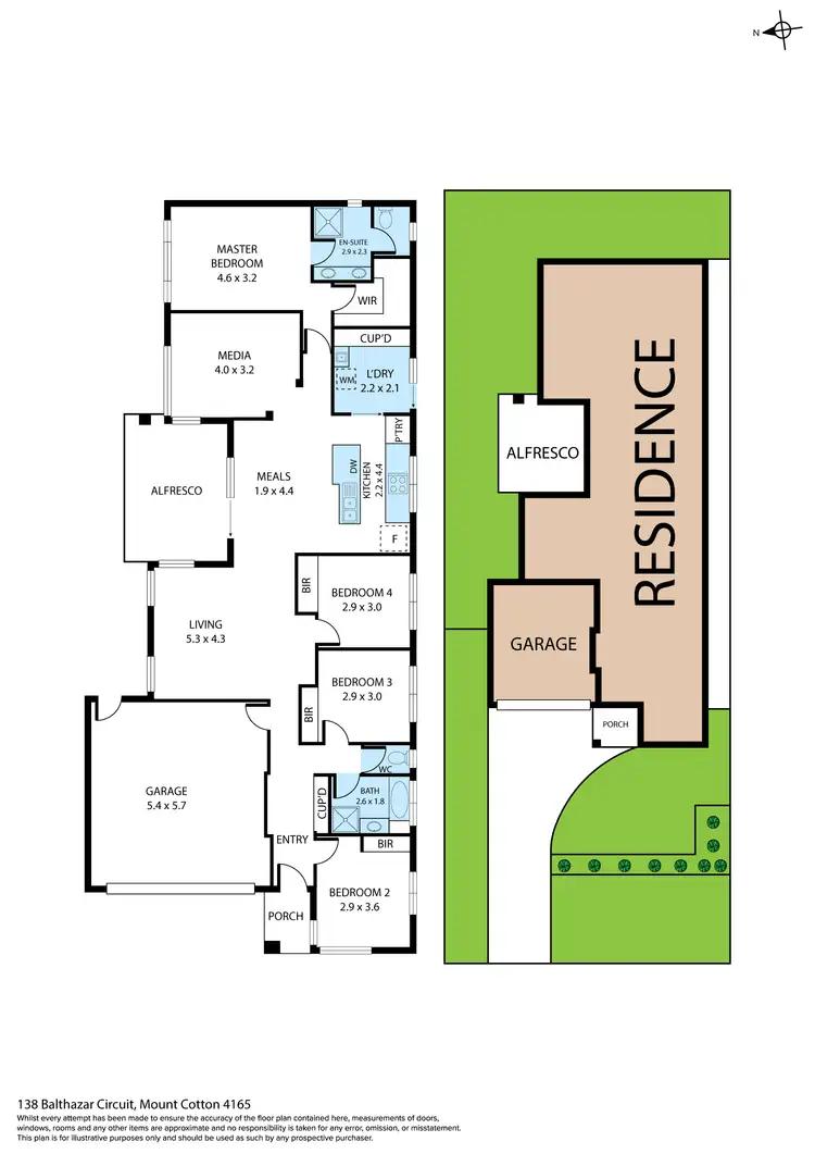 Floorplan of Homely house listing, 138 Balthazar Circuit, Mount Cotton QLD 4165