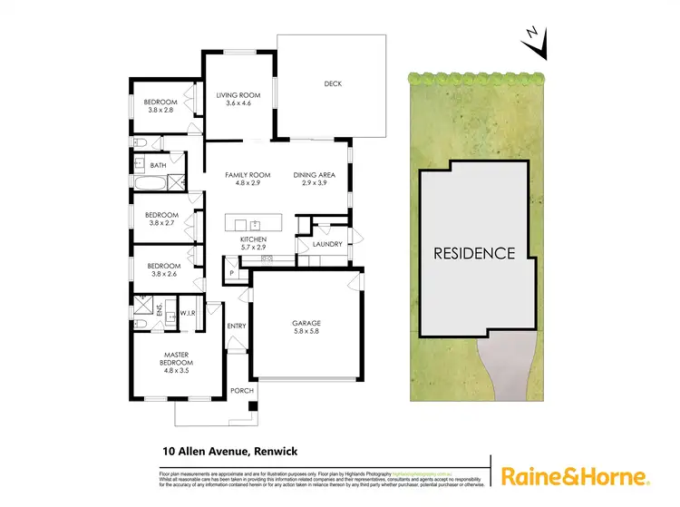 Floorplan of Homely house listing, 10 Allen Avenue, Renwick NSW 2575