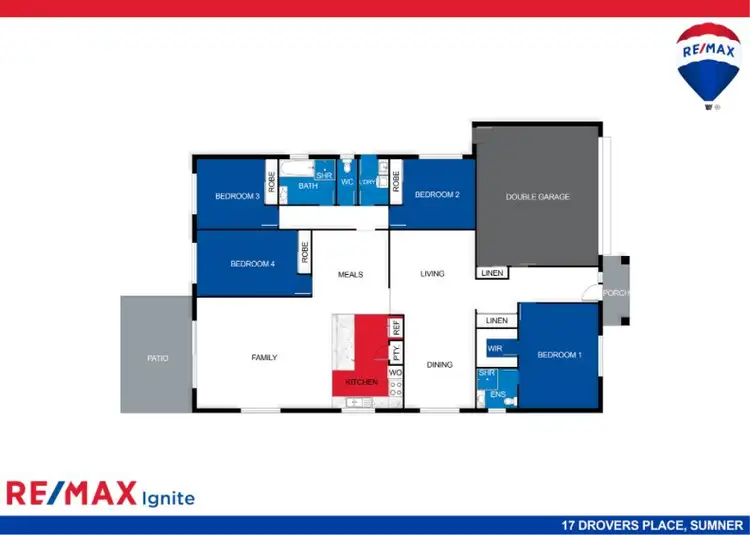 Floorplan of Homely house listing, 17 Drovers Place, Sumner QLD 4074