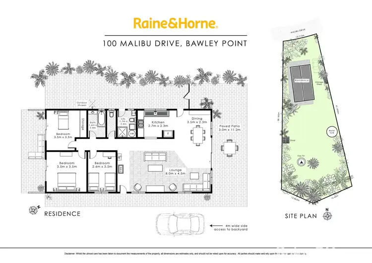 Floorplan of Homely house listing, 100 Malibu Drive, Bawley Point NSW 2539