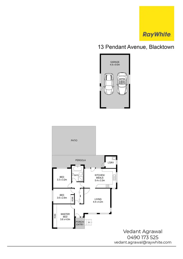 Floorplan of Homely house listing, 13 Pendant Avenue, Blacktown NSW 2148