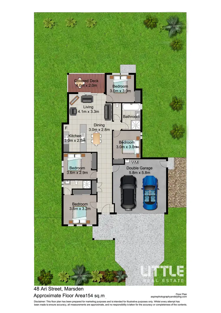 Floorplan of Homely house listing, 48 Ari Street, Marsden QLD 4132