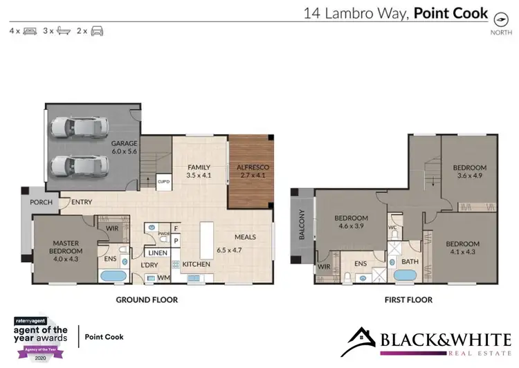Floorplan of Homely house listing, 14 Lambro Way, Point Cook VIC 3030