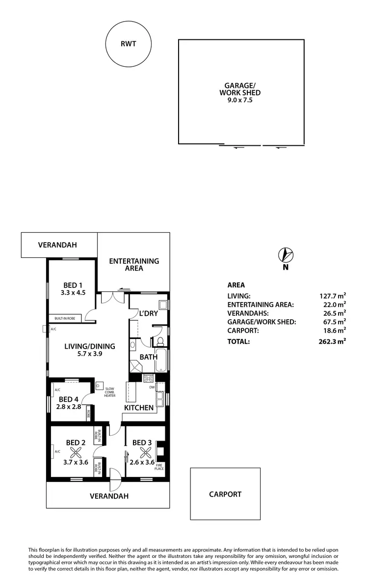 Floorplan of Homely house listing, 10 Avenue Road, Strathalbyn SA 5255