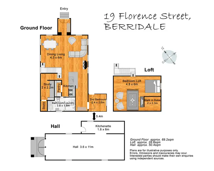 Floorplan of Homely house listing, 19 Florence Street, Berridale NSW 2628