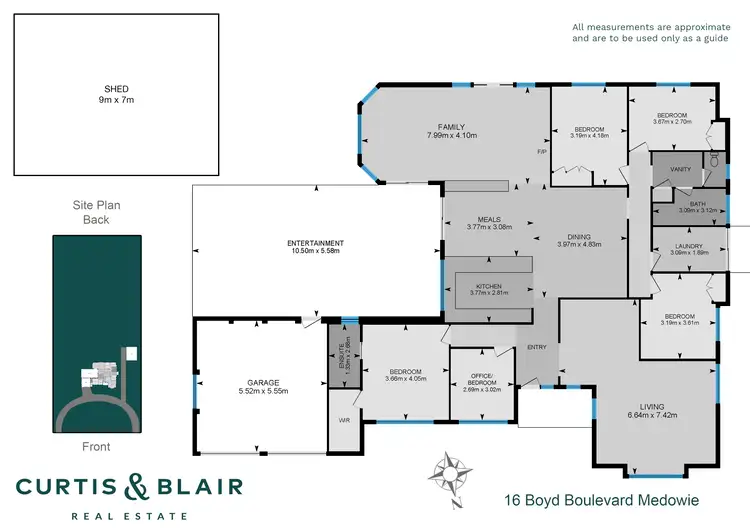 Floorplan of Homely house listing, 16 Boyd Boulevard, Medowie NSW 2318