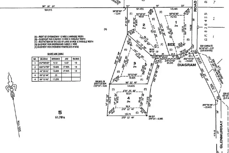 Floorplan of Homely land listing, LOT 1-4 Glenmurray Road, Kangaroo Valley NSW 2577