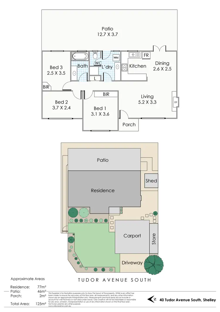 Floorplan of Homely house listing, 40 Tudor Avenue South, Shelley WA 6148