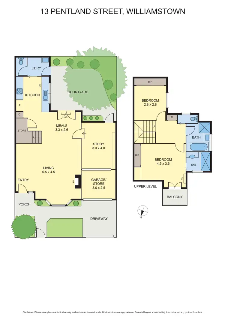 Floorplan of Homely house listing, 13 Pentland Street, Williamstown VIC 3016