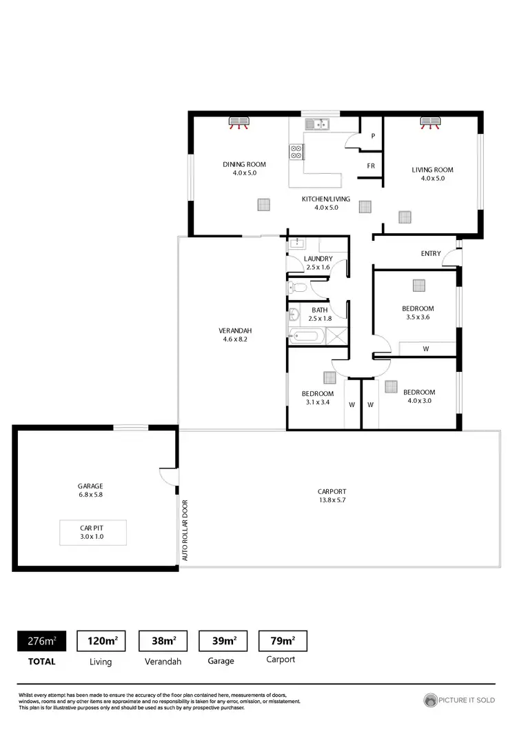 Floorplan of Homely house listing, 28 Tatura Court, Craigmore SA 5114