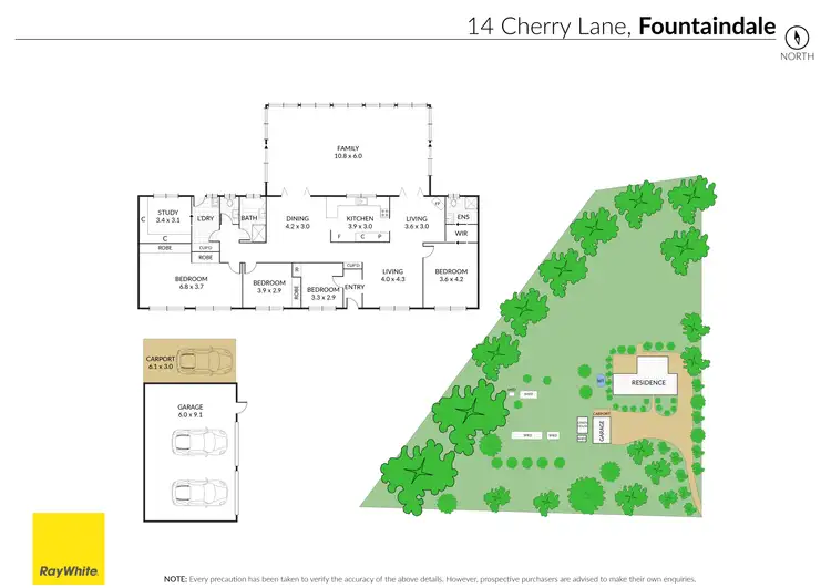 Floorplan of Homely rural property listing, 14 Cherry Lane, Fountaindale NSW 2258
