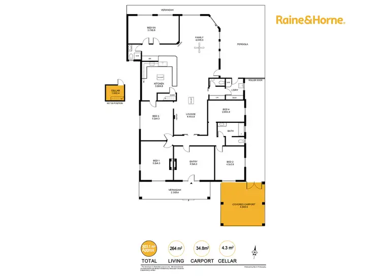 Floorplan of Homely house listing, 8 Clinton Ave, Myrtle Bank SA 5064