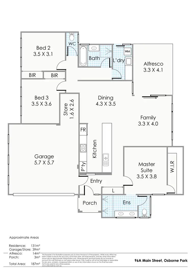 Floorplan of Homely house listing, 96A Main Street, Osborne Park WA 6017