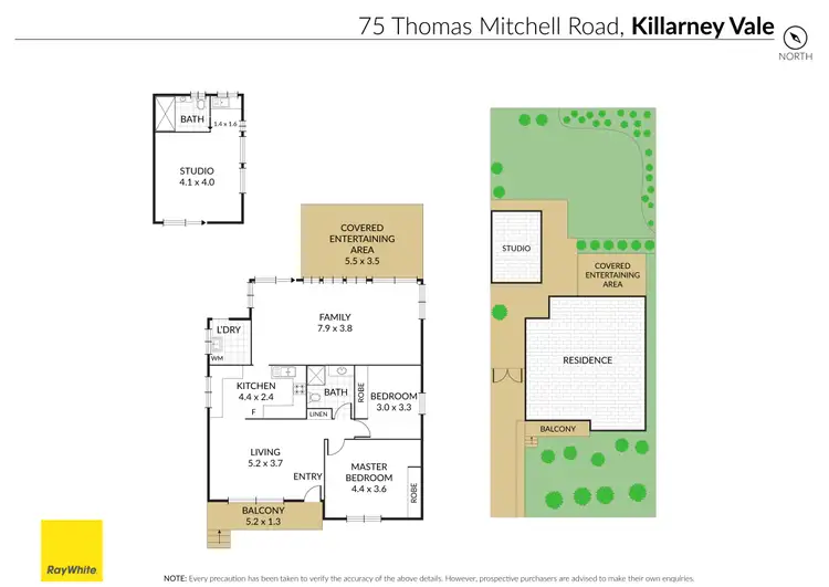 Floorplan of Homely house listing, 75 Thomas Mitchell Road, Killarney Vale NSW 2261