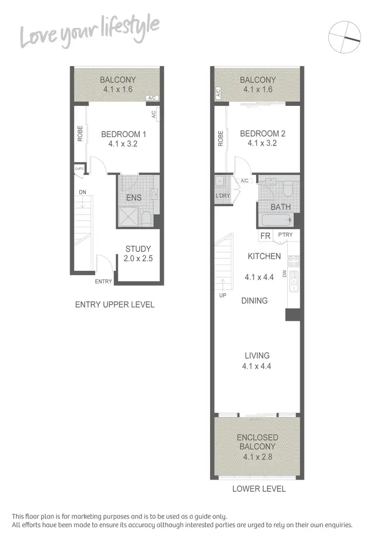 Floorplan of Homely apartment listing, 630/221-229 Sydney Park Road, Erskineville NSW 2043