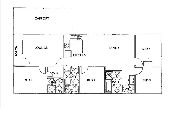 Floorplan of Homely house listing, 1/17 York Street, Port Lincoln SA 5606