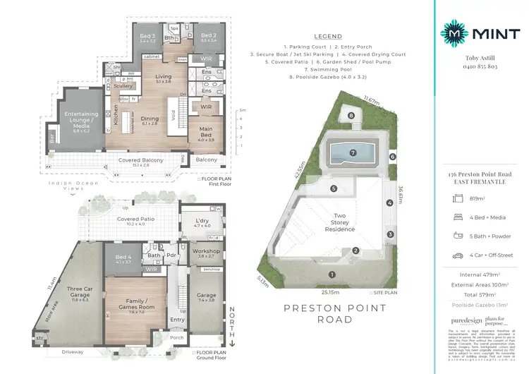 Floorplan of Homely house listing, 136 Preston Point Road, East Fremantle WA 6158