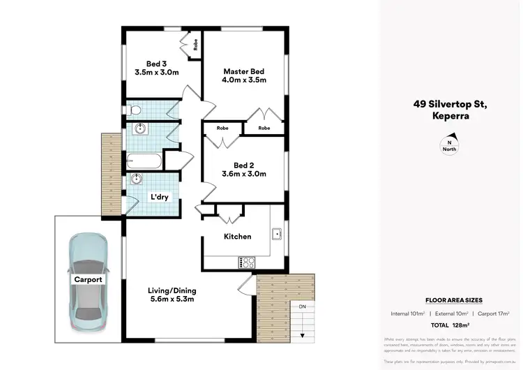 Floorplan of Homely house listing, 49 Silvertop Street, Keperra QLD 4054