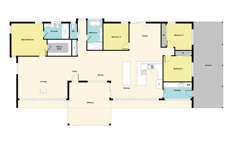 Floorplan of Homely house listing, 79 Picnic Road, Ararat VIC 3377