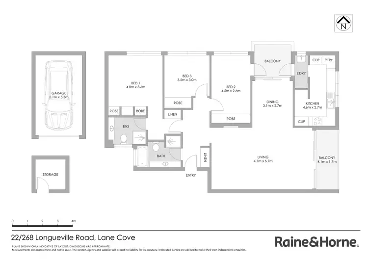 Floorplan of Homely apartment listing, 22/268-270 Longueville Road, Lane Cove NSW 2066