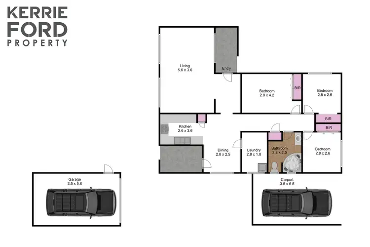Floorplan of Homely house listing, 27 Stuart Street, Traralgon VIC 3844
