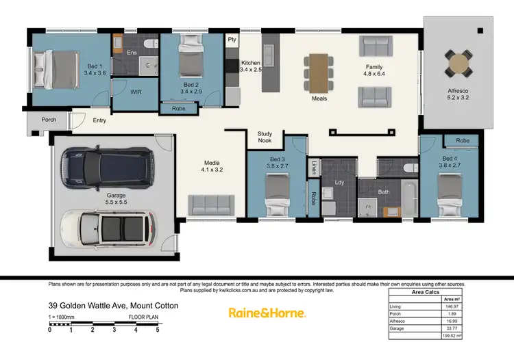 Floorplan of Homely house listing, 39 Golden Wattle Avenue, Mount Cotton QLD 4165