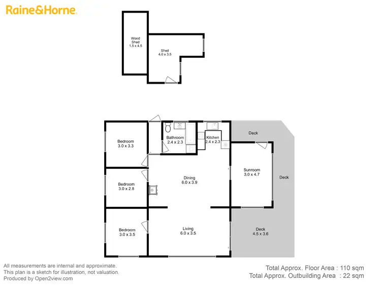 Floorplan of Homely house listing, 7 Poina Street, Dodges Ferry TAS 7173