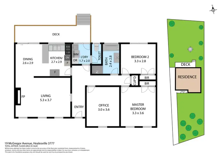 Floorplan of Homely house listing, 19 McGregor Avenue, Healesville VIC 3777
