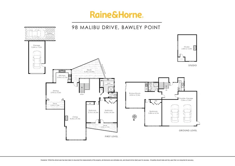Floorplan of Homely house listing, 98 Malibu Drive, Bawley Point NSW 2539