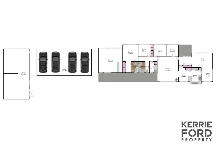 Floorplan of Homely house listing, 10 Turnbull Drive, Traralgon VIC 3844