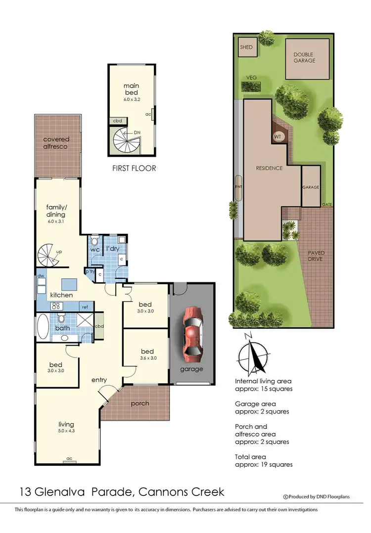 Floorplan of Homely house listing, 13 Glenalva Parade, Cannons Creek VIC 3977
