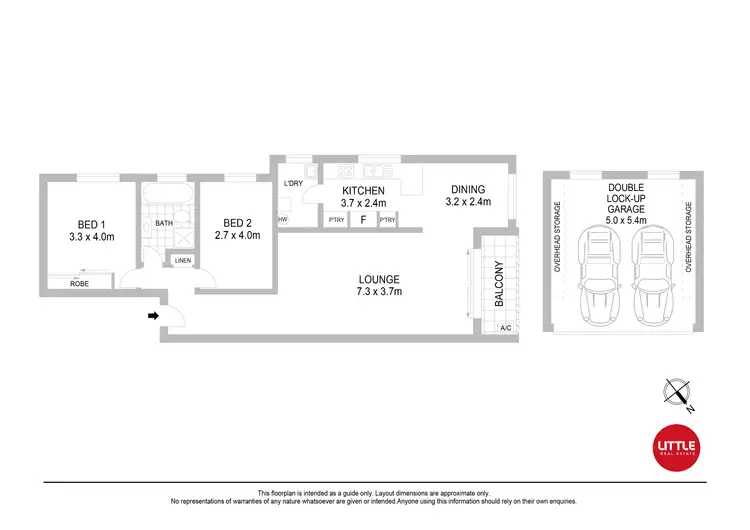 Floorplan of Homely apartment listing, 9/22-24 Hampton Court Road, Carlton NSW 2218