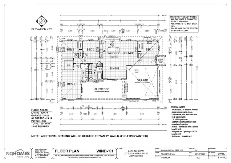 Floorplan of Homely house listing, 44 Barrbal Drive, Cooya Beach QLD 4873