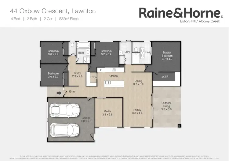 Floorplan of Homely house listing, 44 Oxbow Crescent, Lawnton QLD 4501