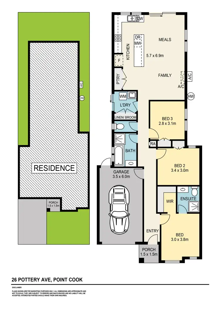 Floorplan of Homely house listing, 26 Pottery Avenue, Point Cook VIC 3030