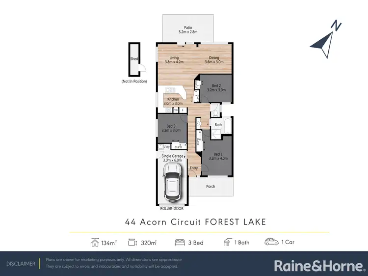 Floorplan of Homely house listing, 44 Acorn Circuit, Forest Lake QLD 4078