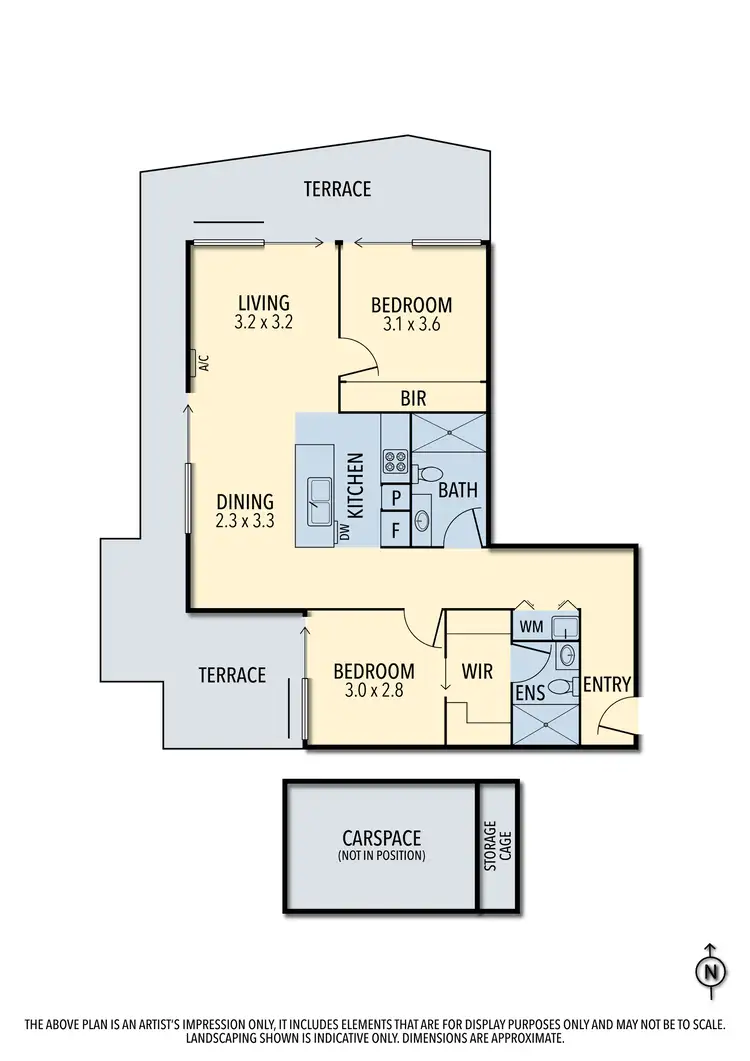 Floorplan of Homely apartment listing, 202/21 Belsize Avenue, Carnegie VIC 3163