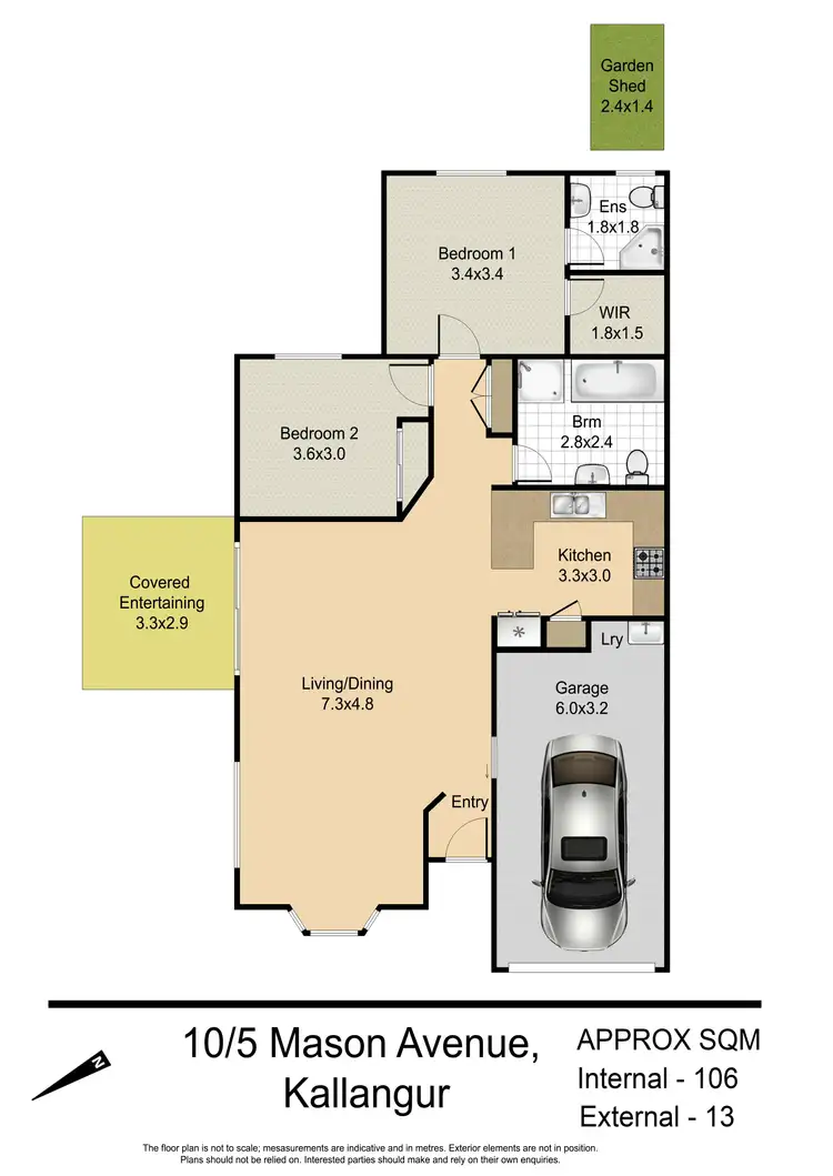 Floorplan of Homely house listing, 10/5 Mason Ave, Kallangur QLD 4503