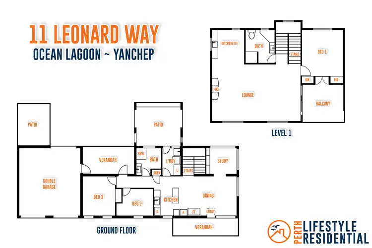 Floorplan of Homely house listing, 11 Leonard Way, Yanchep WA 6035