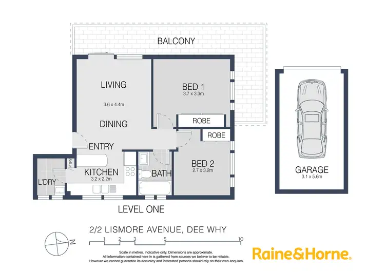 Floorplan of Homely apartment listing, 2/2 Lismore Avenue, Dee Why NSW 2099