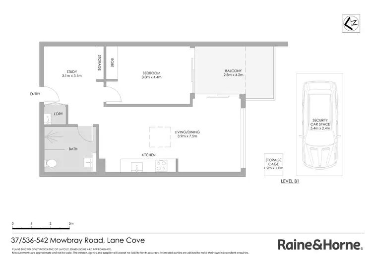 Floorplan of Homely apartment listing, 37/536 Mowbray Road, Lane Cove NSW 2066