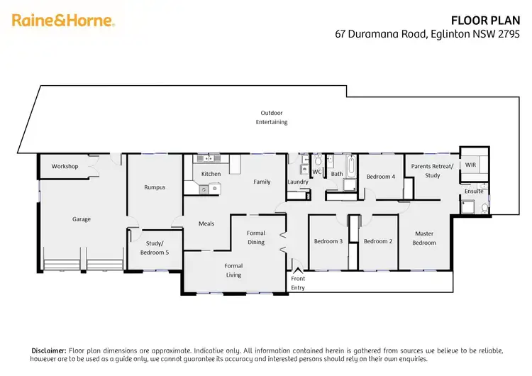 Floorplan of Homely house listing, 67 Duramana Road, Eglinton NSW 2795