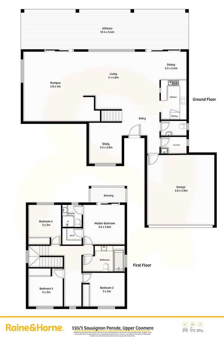 Floorplan of Homely house listing, 110/1 Sauvignon Parade, Upper Coomera QLD 4209