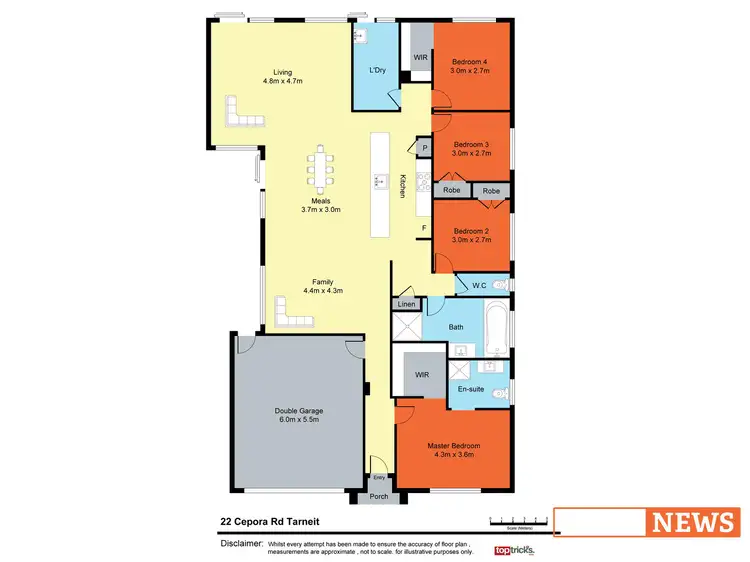 Floorplan of Homely house listing, 22 Cepora Road, Tarneit VIC 3029
