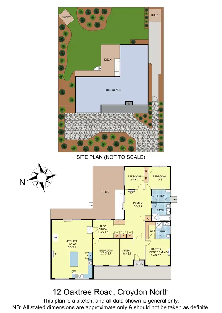 Floorplan of Homely house listing, 12 Oaktree Road, Croydon North VIC 3136