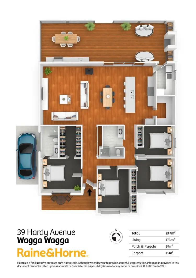 Floorplan of Homely house listing, 39 Hardy Ave, Wagga Wagga NSW 2650