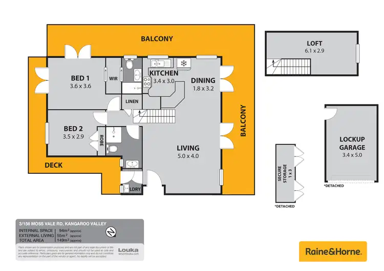 Floorplan of Homely unit listing, 3/156A Moss Vale Road, Kangaroo Valley NSW 2577