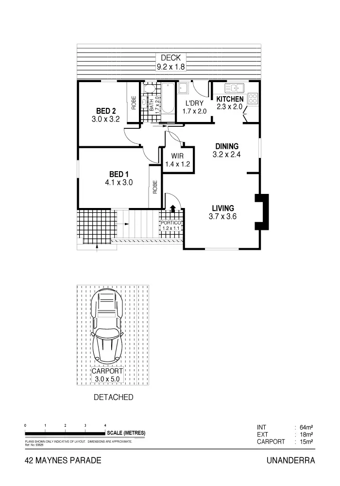 Floorplan of Homely house listing, 42 MAYNES PARADE, Unanderra NSW 2526