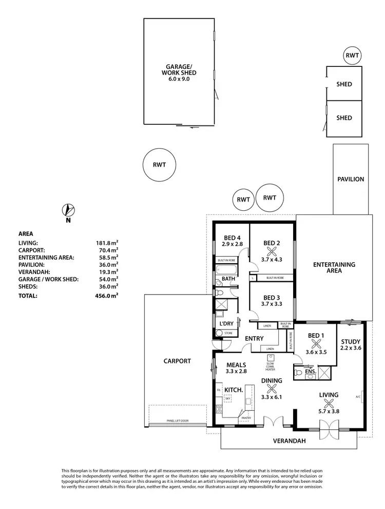 Floorplan of Homely house listing, 37 Marchant Road, Strathalbyn SA 5255