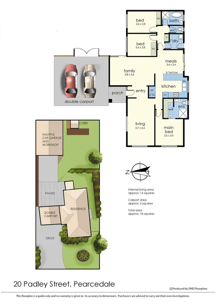 Floorplan of Homely house listing, 20 Padley Street, Pearcedale VIC 3912